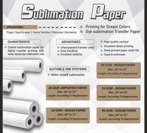 Sublimation Paper | Etech Industries